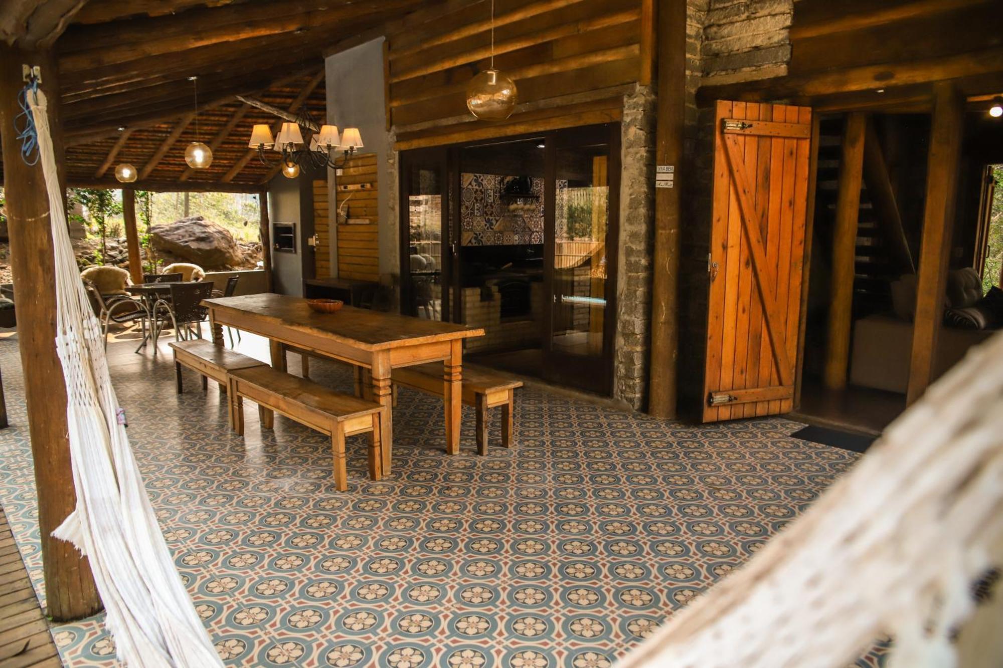 Chale Casa De Pedra, Vivenda Serra Velha, Chales De Montanha Timbe do Sul المظهر الخارجي الصورة