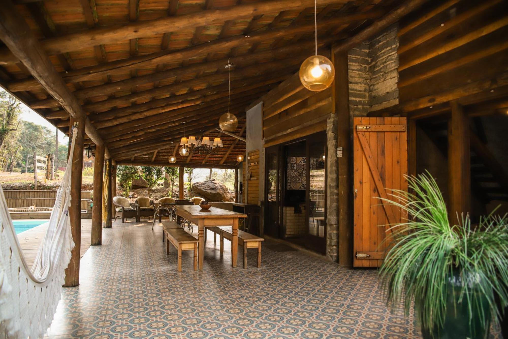 Chale Casa De Pedra, Vivenda Serra Velha, Chales De Montanha Timbe do Sul المظهر الخارجي الصورة