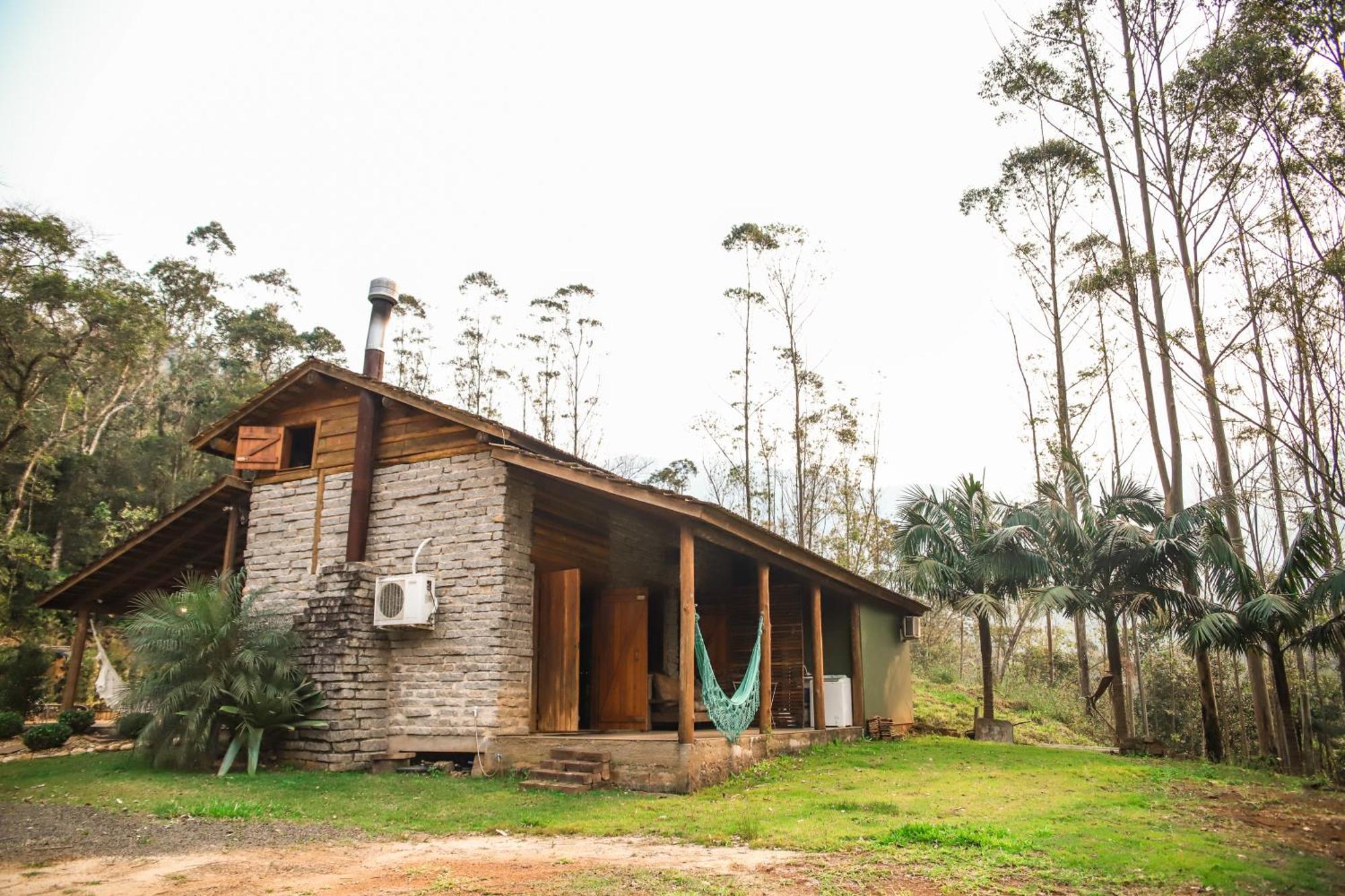 Chale Casa De Pedra, Vivenda Serra Velha, Chales De Montanha Timbe do Sul المظهر الخارجي الصورة