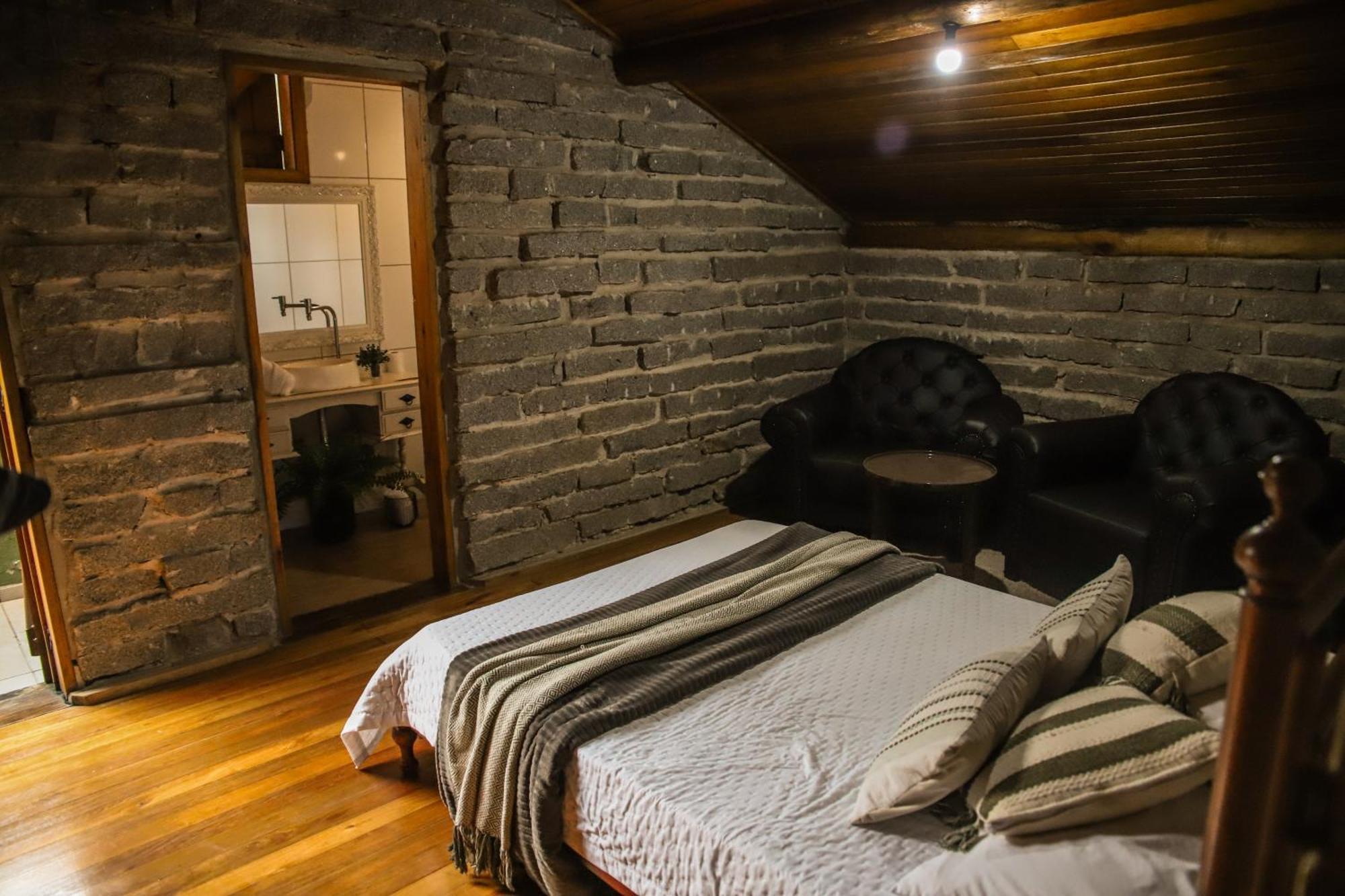 Chale Casa De Pedra, Vivenda Serra Velha, Chales De Montanha Timbe do Sul المظهر الخارجي الصورة